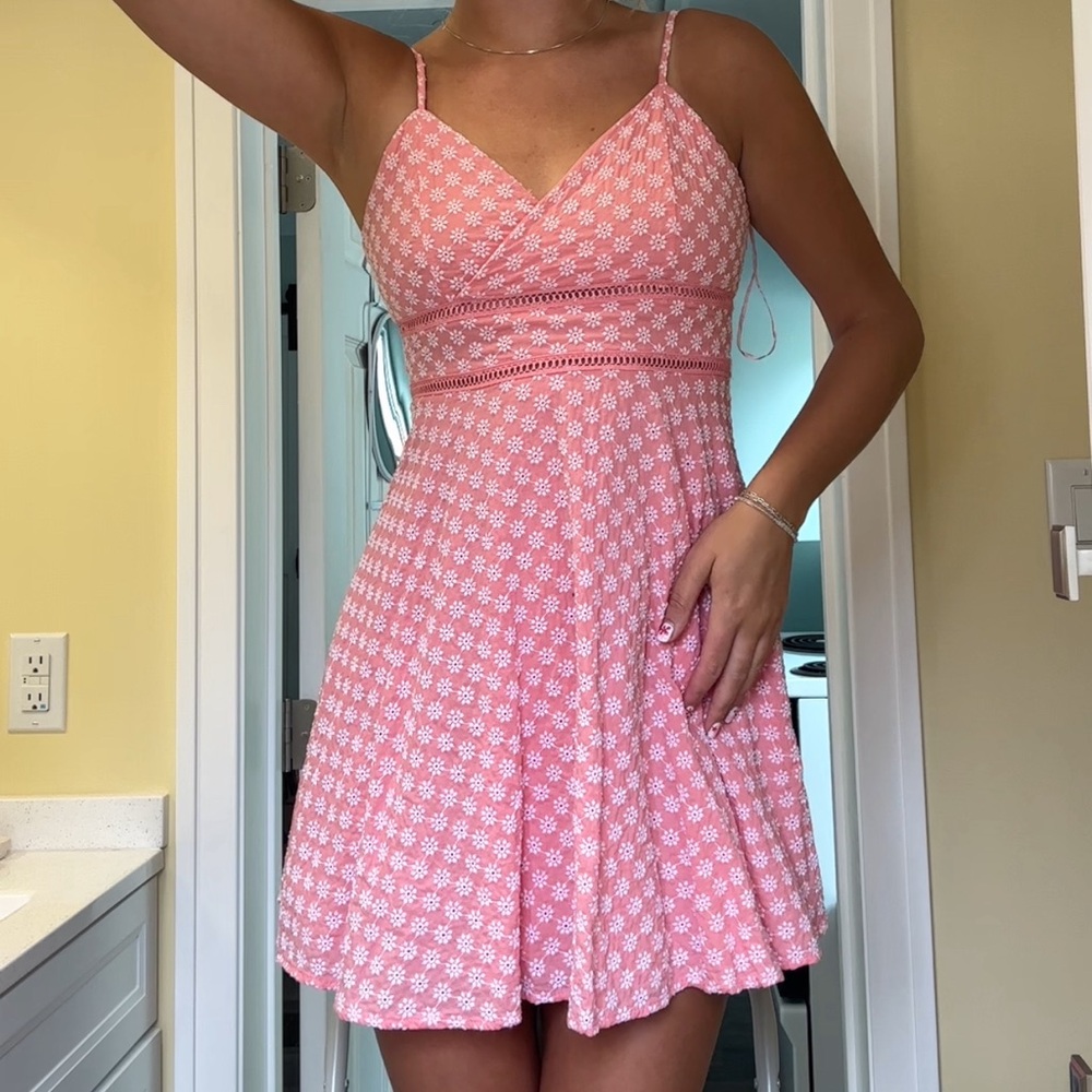 Pink Floral Dress